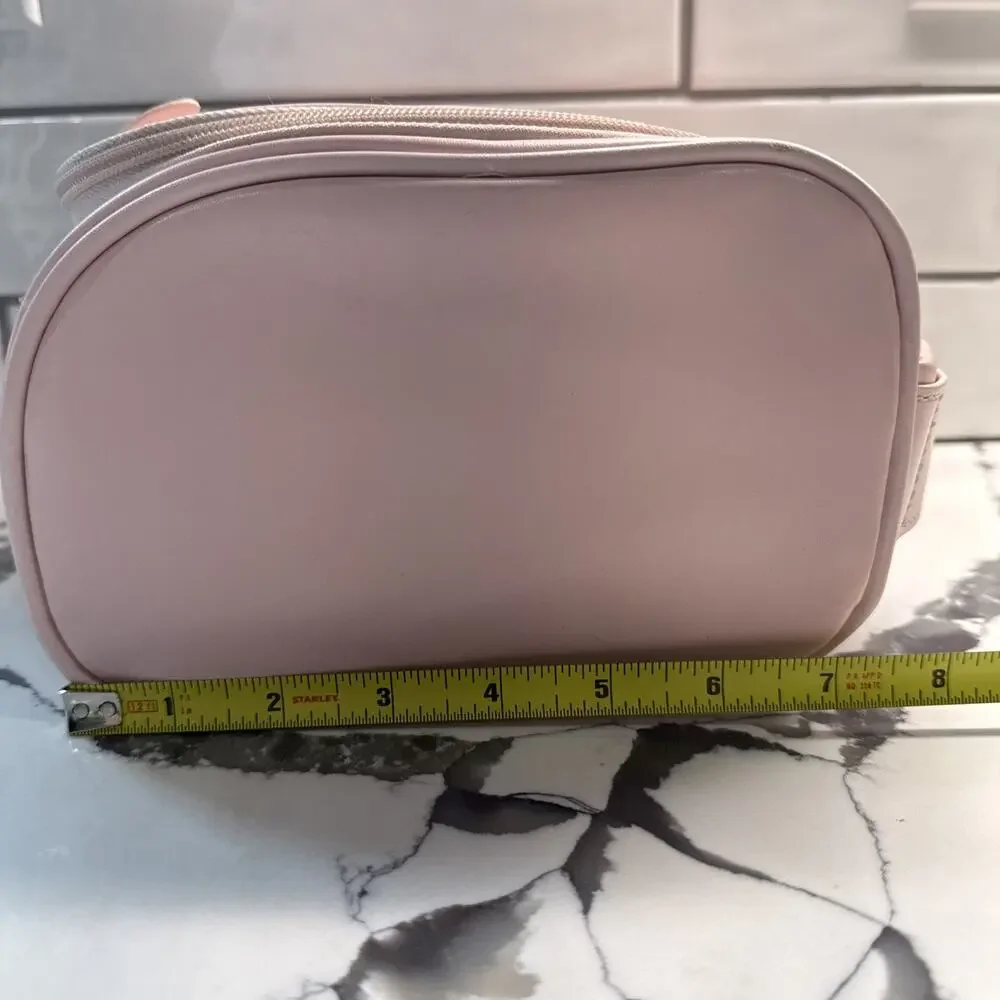 Karl Lagerfeld Maybelle Kat Pink Toiletry Makeup Bag RARE